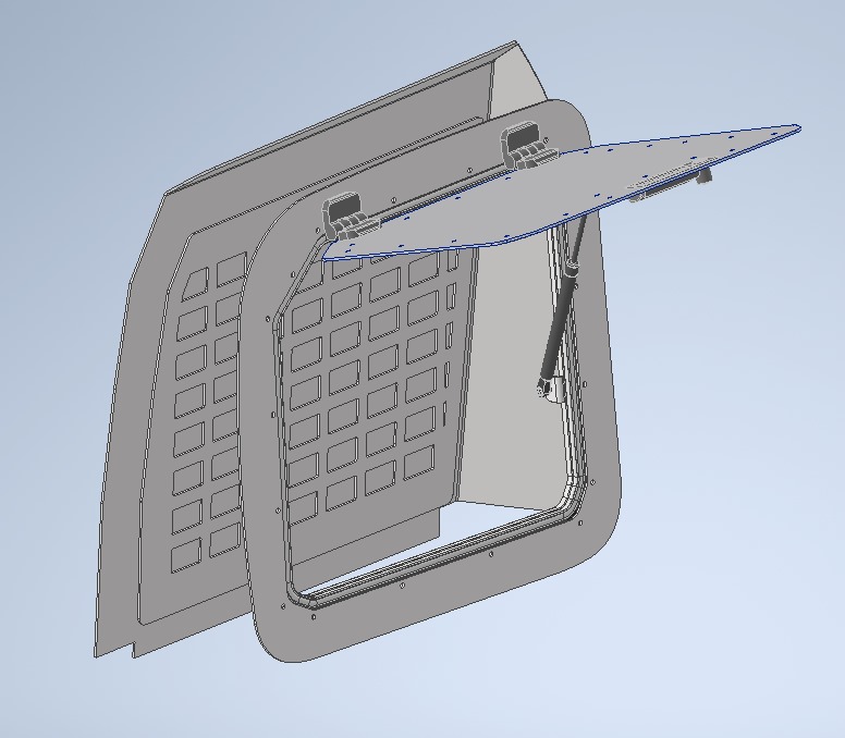 Schowek boczny Kangoo 4x4