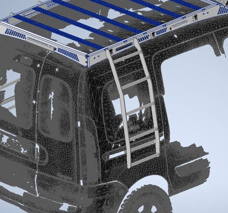 Drabinka stalowa Renault Kangoo