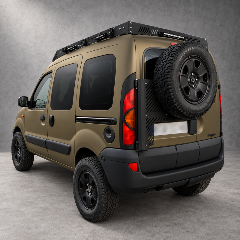 Mocowanie koła zapasowego Kangoo